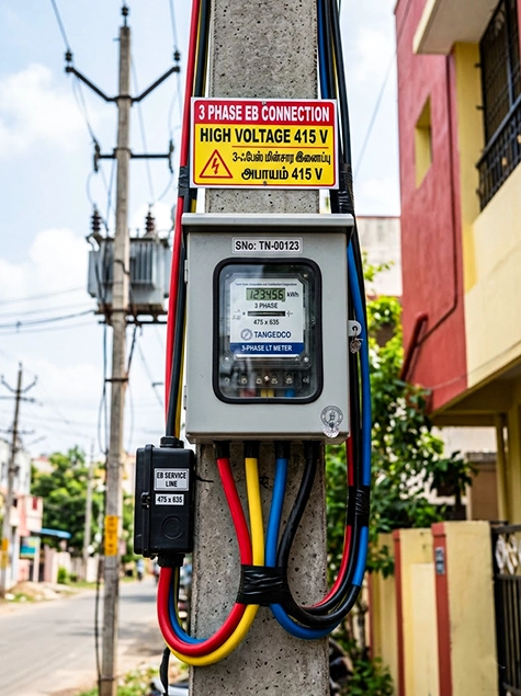 3 PHASE EB CONNECTION